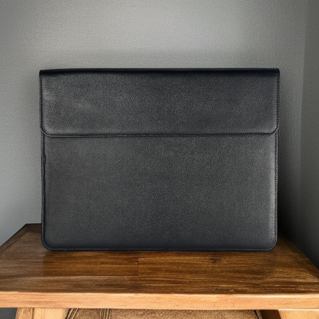 Versa Leather Laptop Sleeve — With Stand & Modular Storage